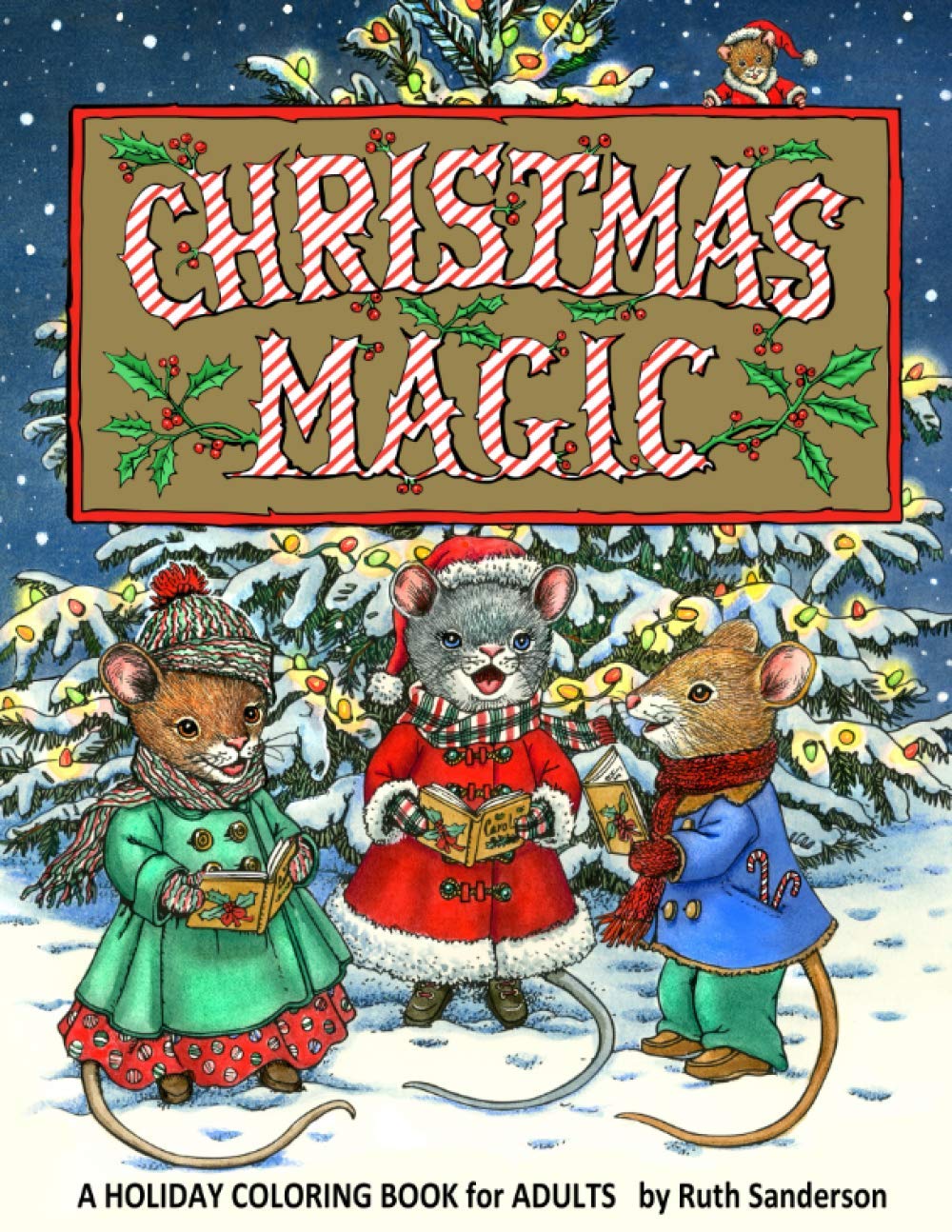 Christmas Magic: A Holiday Coloring Book for Adults Film, Art & Culture
