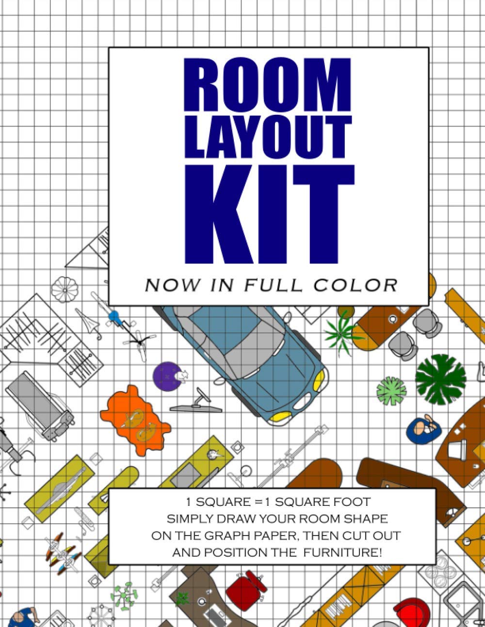Room Layout Kit: Now In Full Color. The perfect furniture lay out planner - Plan your home interior designs using this scaled room layout template Architecture
