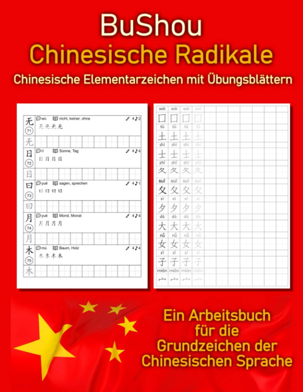 BuShou - Chinesische Radikale: Chinesische Elementarzeichen mit Übungsblättern Foreign Languages ​​& Dictionaries