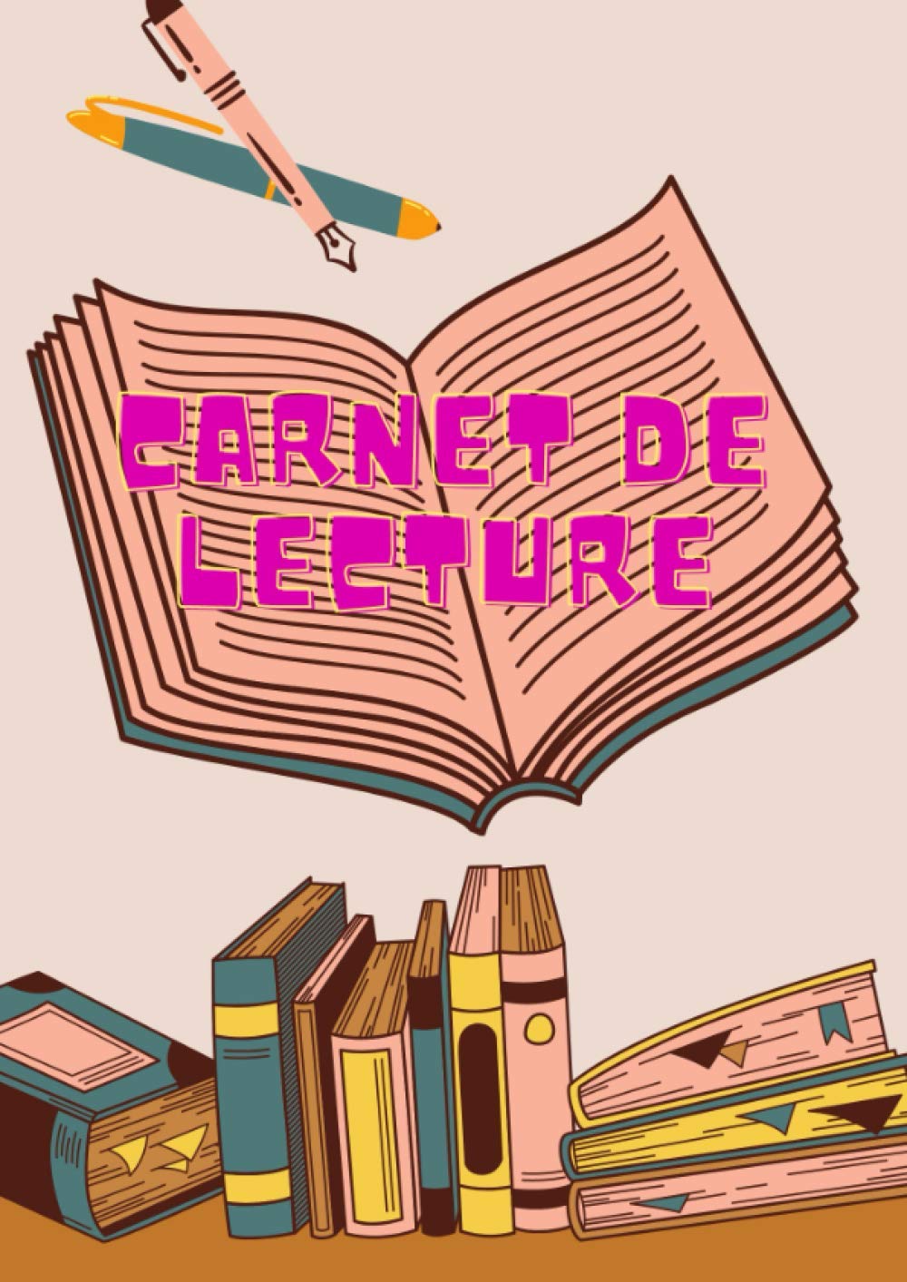 Carnet de lecture: A4 150 pages - Anime rétro book