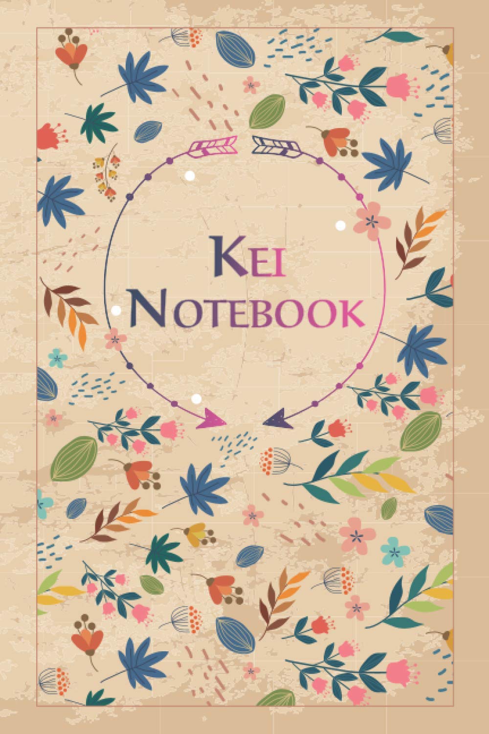 Kei Notebook: Lined Notebook/Journal Cute Gift for Kei, Elegant Cover, 100 Pages of High Quality, 6"x9" Lightweight and Compact, Premium Matte Finish Non-fiction
