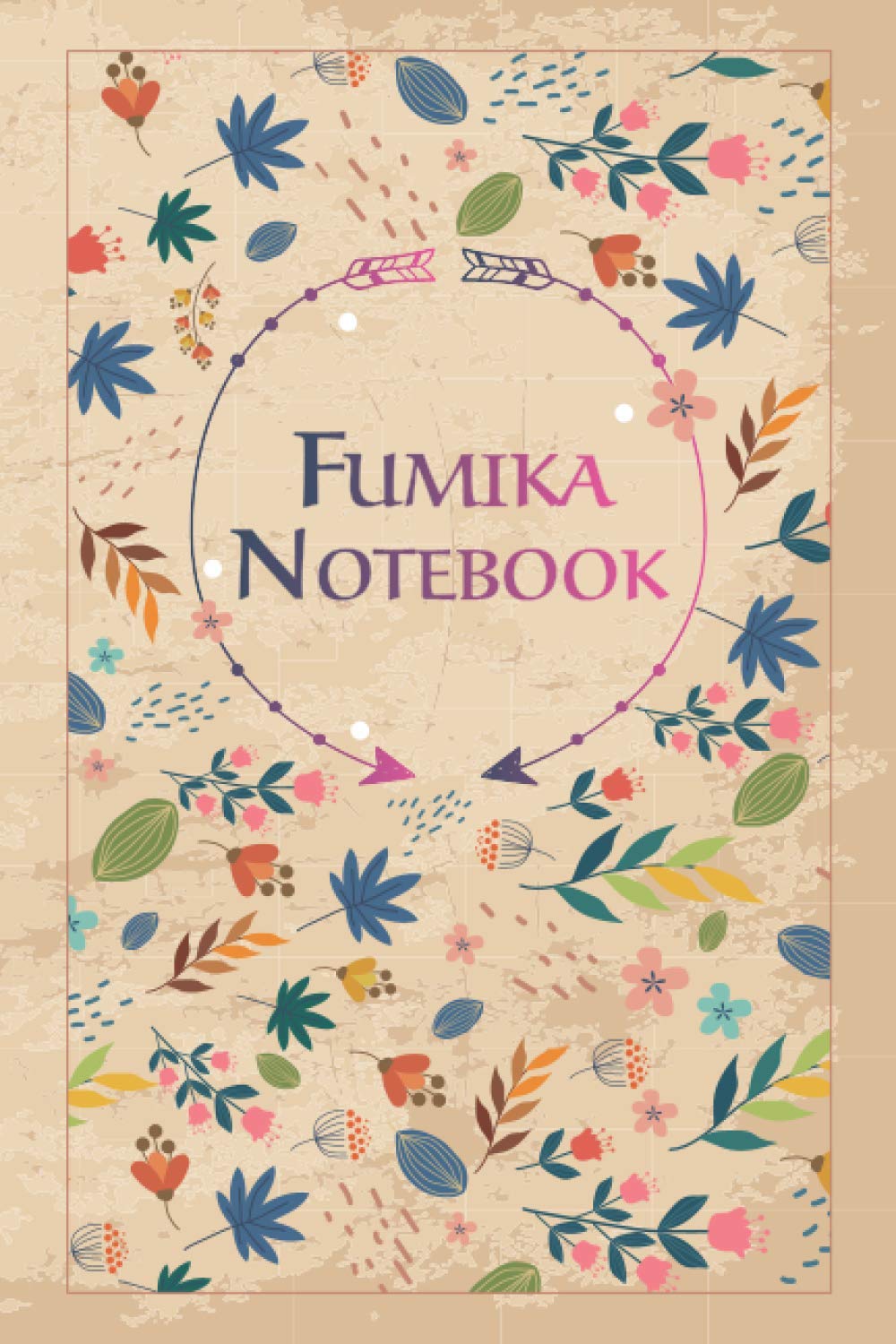 Fumika Notebook: Lined Notebook/Journal Cute Gift for Fumika, Elegant Cover, 100 Pages of High Quality, 6"x9" Lightweight and Compact, Premium Matte Finish Non-fiction