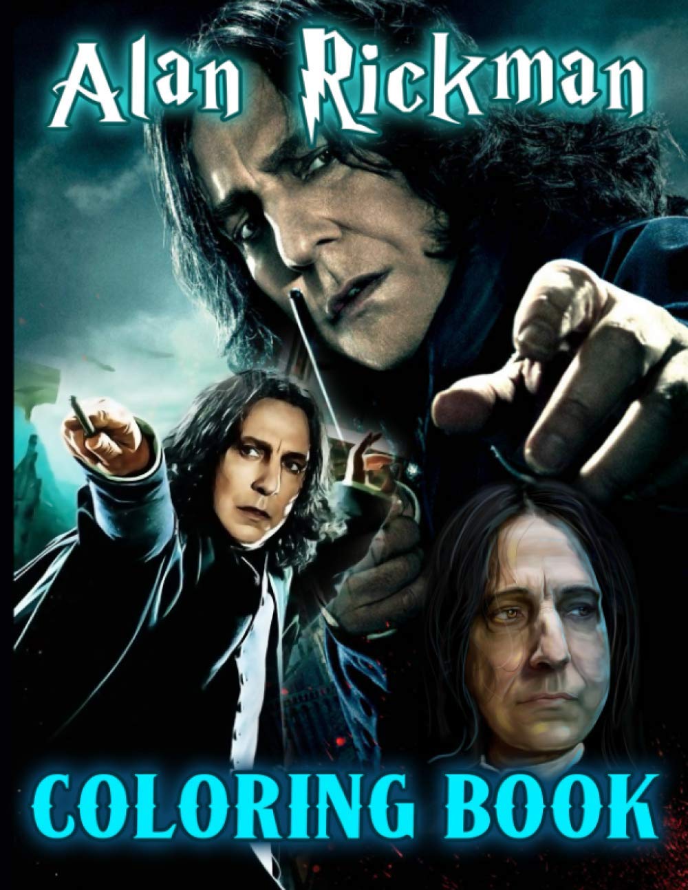Alan Rickman Coloring Book: Alan Rickman Adult Coloring Books For Women And Men Books