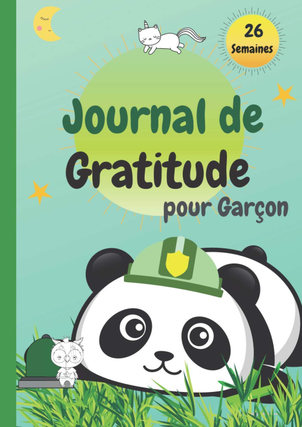 Journal de gratitude pour garçon: Panda pompier - Carnet de gratitude pour enfants à compléter - Cahier 5 minutes par jour pour développer la ... pensée positive de vos enfants de 3 à 8 ans book