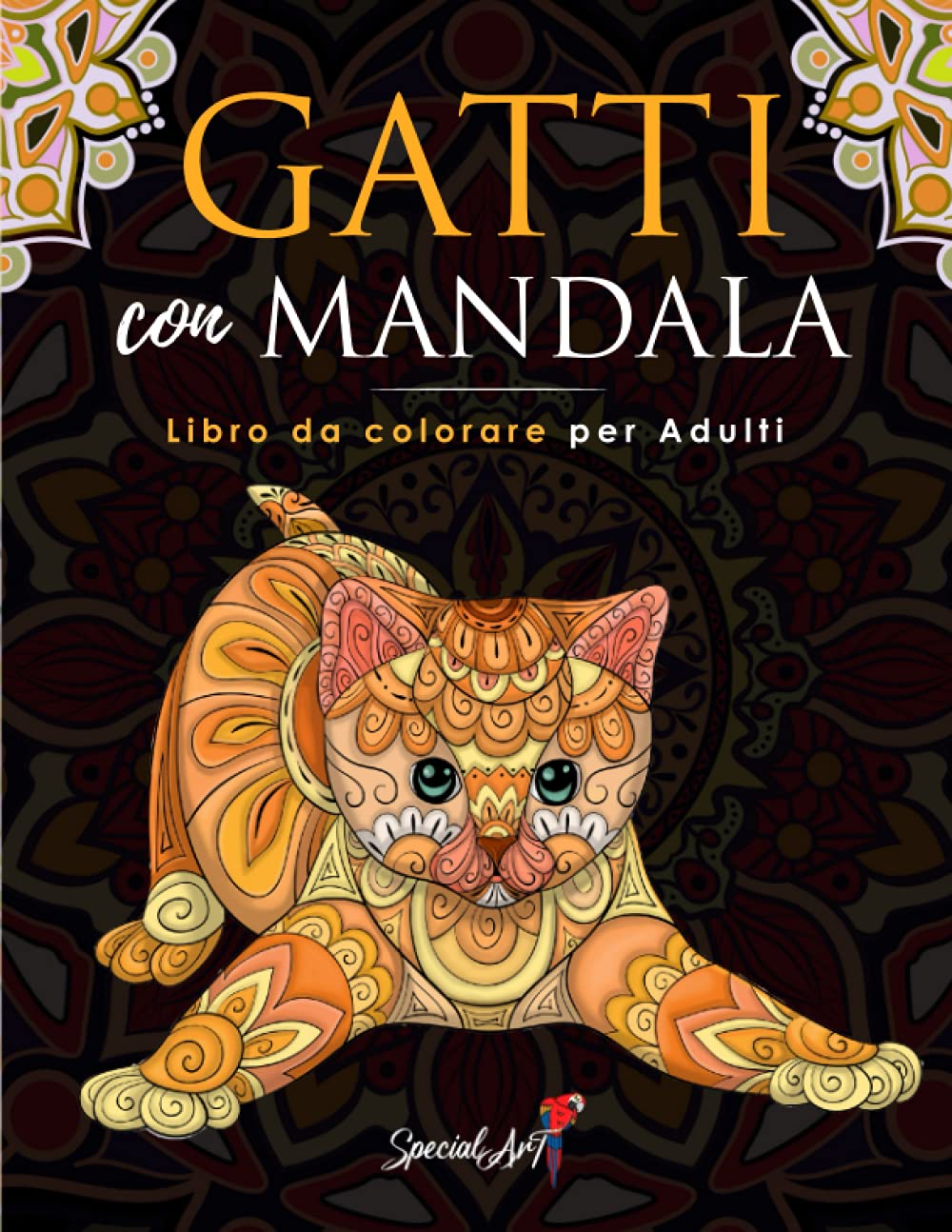 Gatti con Mandala - Libro da Colorare per Adulti: Più di 50 simpatici, amorevoli e bellissimi Gatti. Libri da colorare antistress con disegni ... Formato Grande) (Animali Mandala, Band 1) Film, Art & Culture