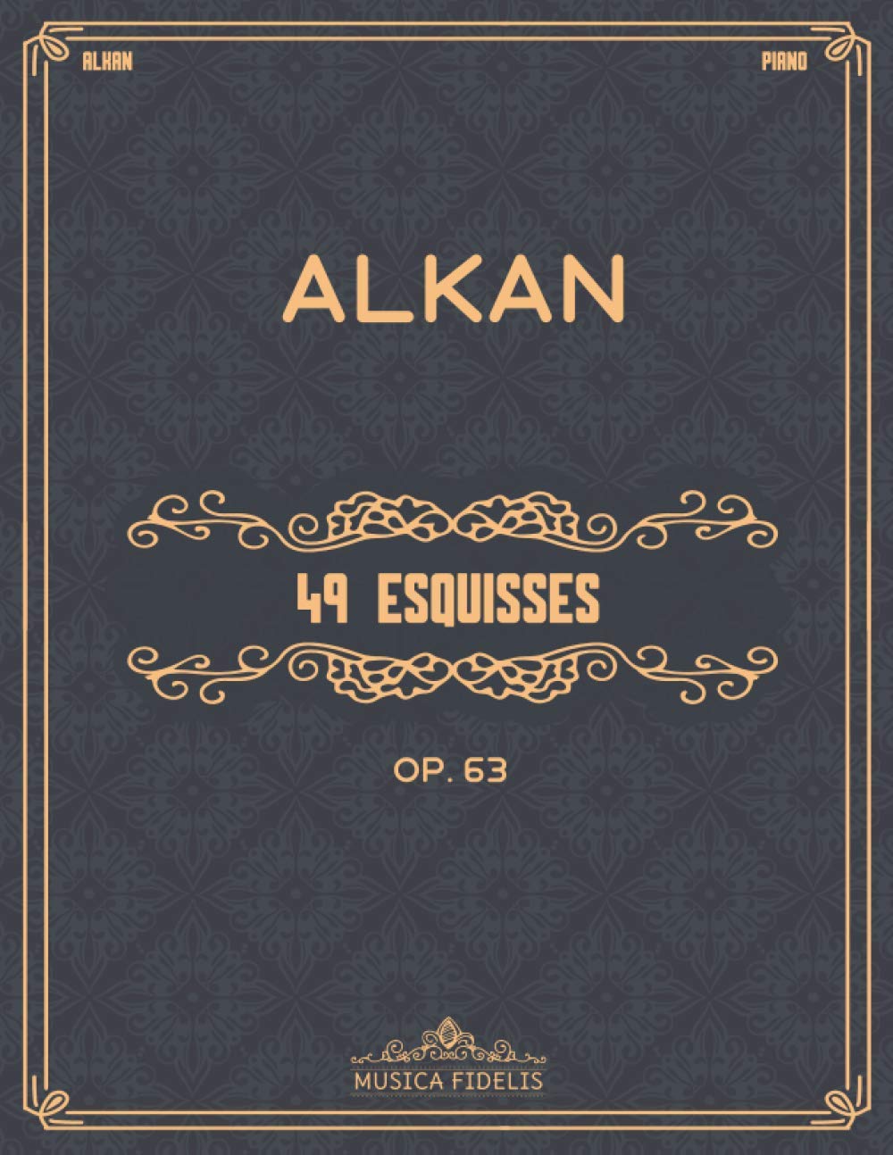 49 Esquisses (Op. 63): Partitions de piano book