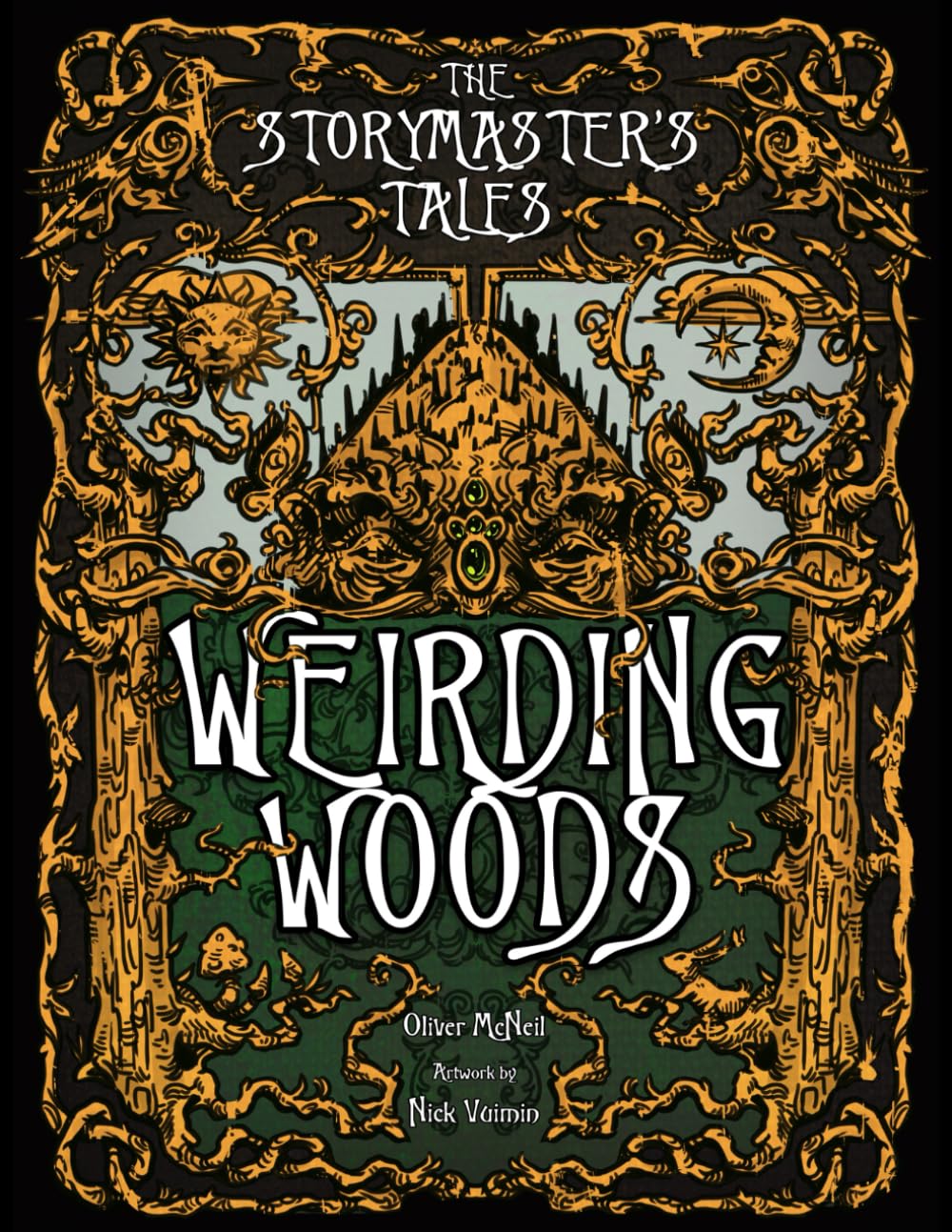 The Storymaster's Tales "Weirding Woods" Folklore Fantasy: Become a Hero in a Grimm Family tabletop RPG Boardgame Book. Kids and Adults Solo-5 Players ... Storytelling Fairy Tales Gamebook Series) Leisure & Fun