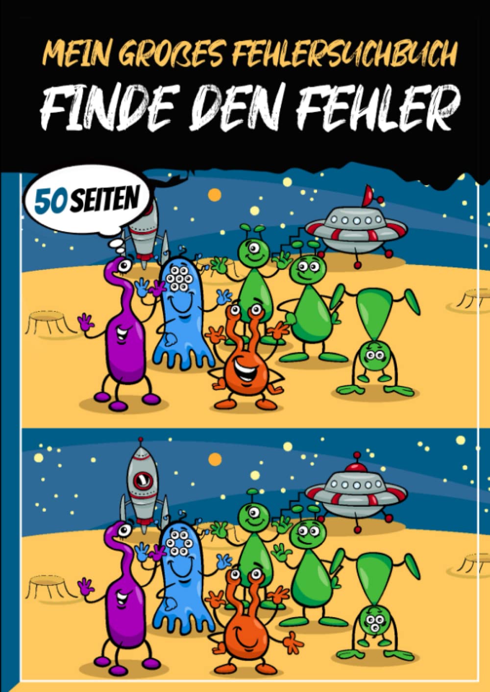 Mein großes Fehlersuchbuch Finde den Fehler - 50 Seiten: Beschäftigungsbuch für Kinder ab 5 Jahre Tiptoi & Games