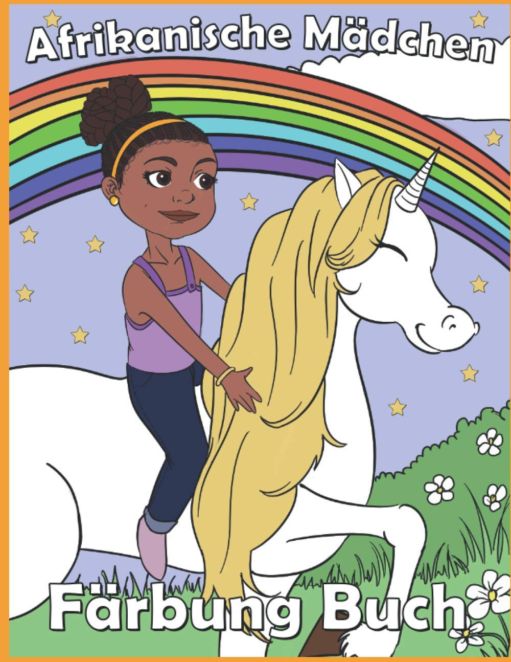 Afrikanische Mädchen Färbung Buch: Ein Kinder-Malbuch für kleine schwarze Mädchen mit schönen Frisuren | Afro-Malbuch für Kinder Non-fiction