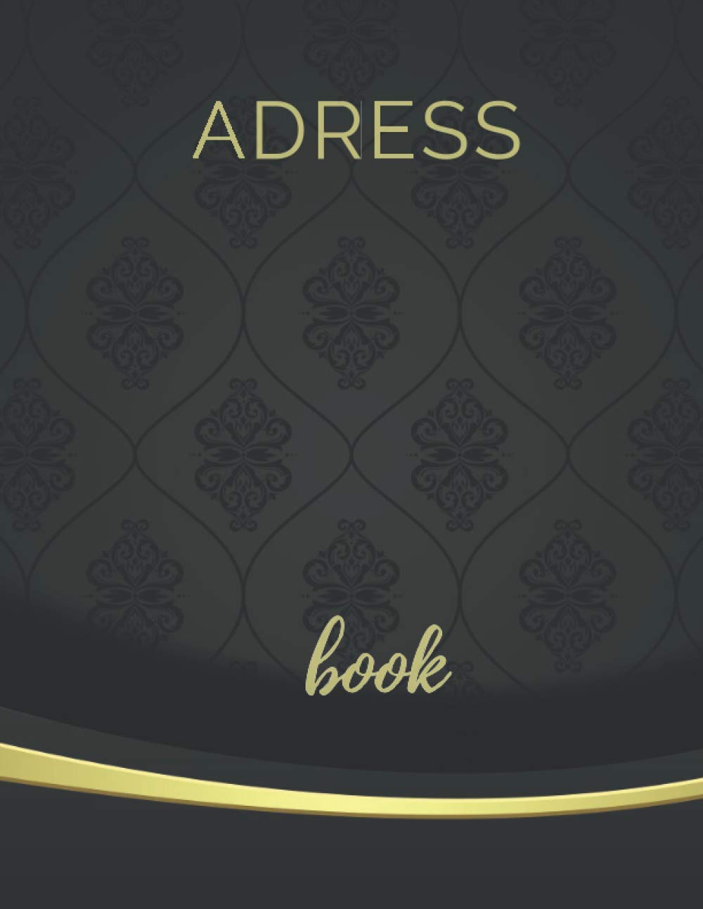 Address Book: Cute Elegant Small Black Cover Address Book With Alphabetical Tabs book