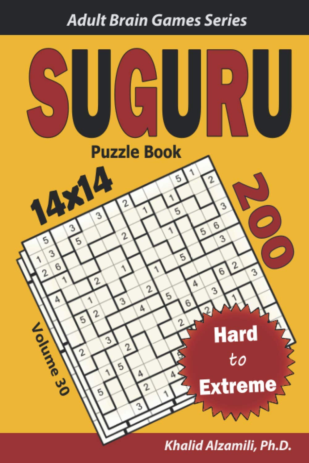 Suguru Puzzle Book: 200 Hard to Extreme (14x14) Puzzles book