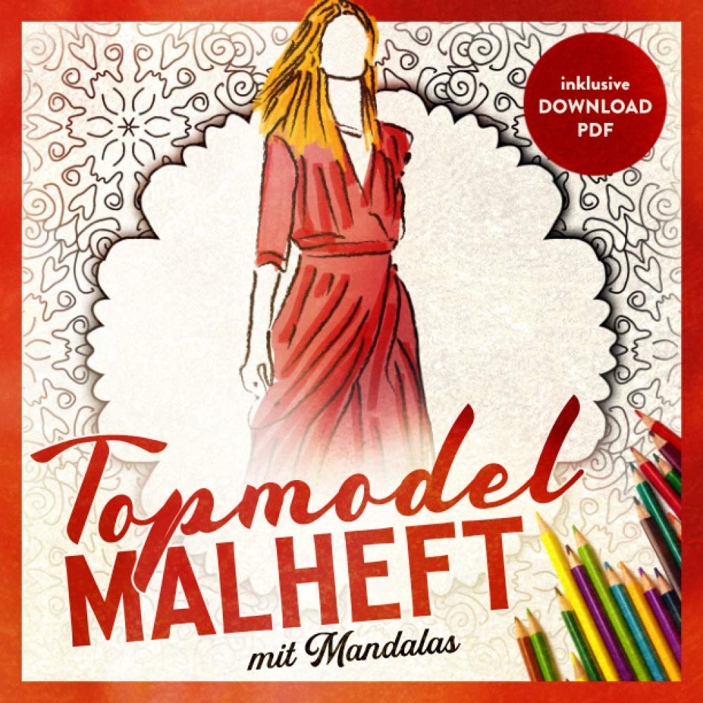 Top Model Malheft mit Mandalas: Topmodel Malbücher | Mandala Malbuch Kinder Teenager & Jugendliche | Malbuch Mädchen Arts & Music