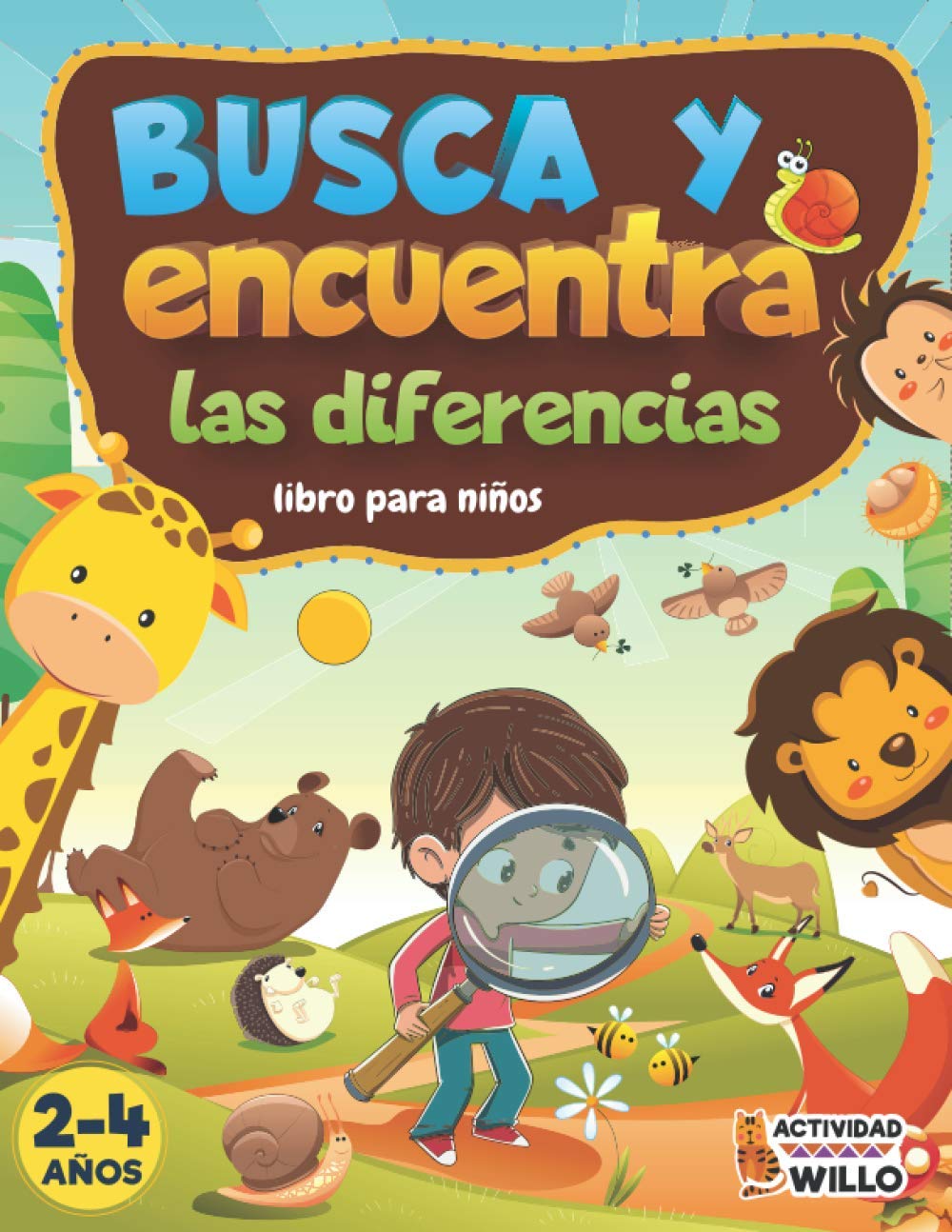 Busca y Encuentra libros niños 2-4 años: Busca y Encuentra las Diferencias, Busca y encuentra para los mas pequeños, Busca y encuentra animales, ... de ingenio, Libro de actividades 2-4 años book