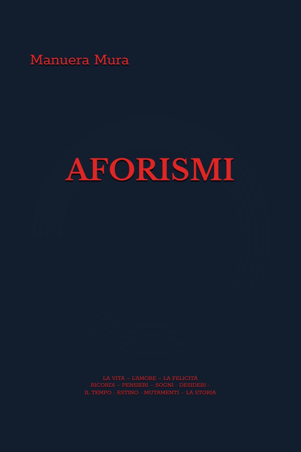 AFORISMI: LA VITA – L’AMORE – LA FELICITÀ - RICORDI – PENSIERI – SOGNI - DESIDERI - IL TEMPO - DESTINO - MUTAMENTI -LA STORIA book