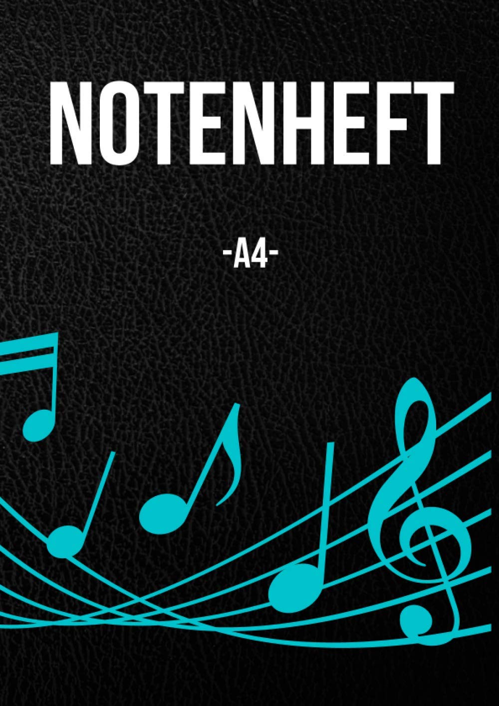 Notenheft A4: Musik Schreibheft mit Hilfslinien, Notenlinien, 120 Seiten Arts & Music