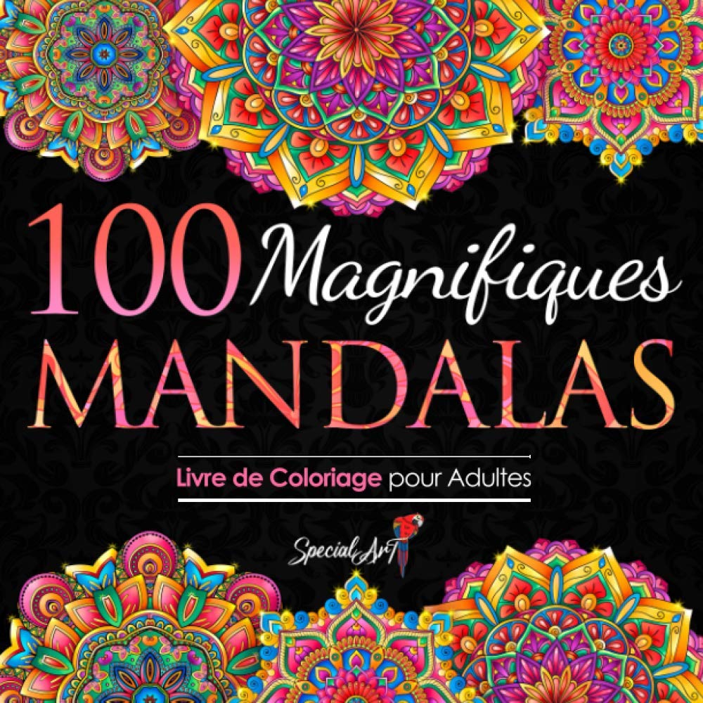 100 Magnifiques Mandalas: Livre de Coloriage pour Adultes, Super Loisir Antistress pour se détendre avec de beaux Mandalas à Colorier Adultes. (Volume 3) Film, Art & Culture