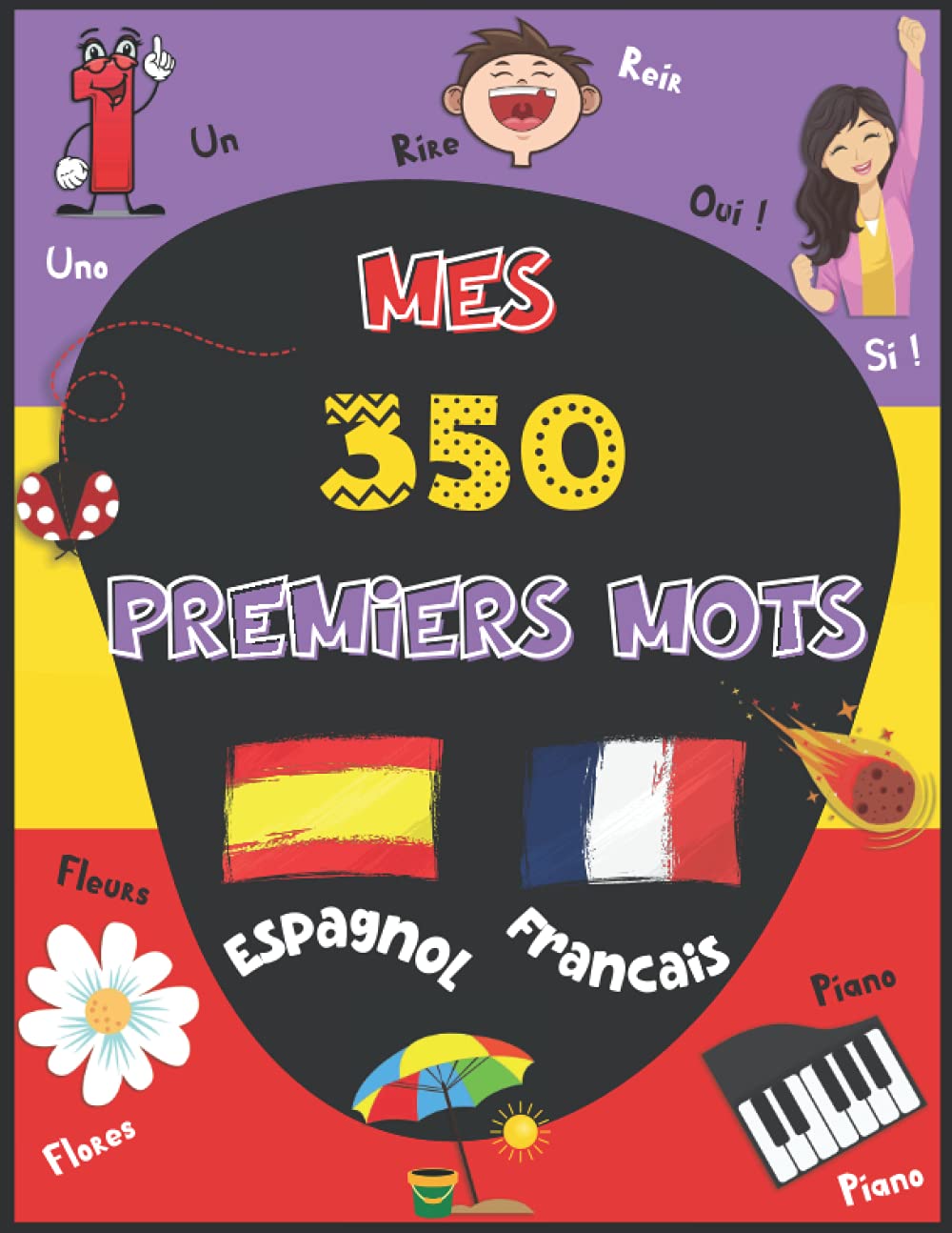 Mes premiers mots Espagnol: Imagier Espagnol Français, avec plus de 350 mots et images en couleurs. J'apprends l'espagnol, pour les enfants de 3 ans à ... espagnol / Mon premier imagier bilingue Politics & History