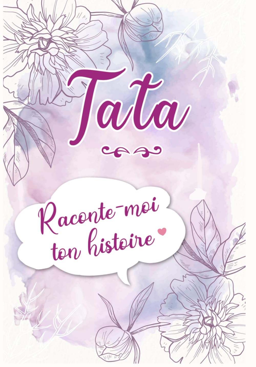 Tata Raconte-moi ton Histoire: Journal mémoire à faire remplir par sa Tante avec le récit de sa vie | Souvenir de famille & Cadeau original (anniversaire, Noël) book