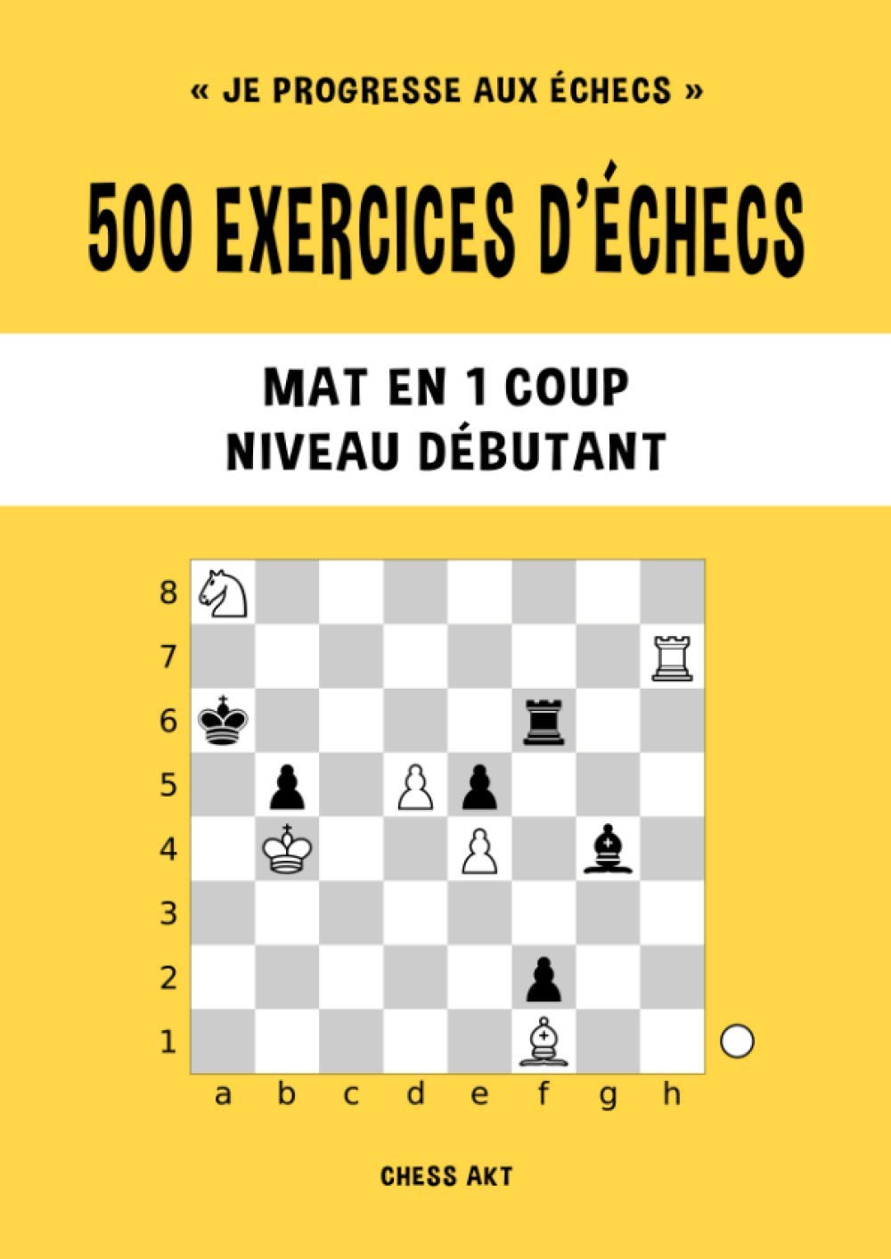 500 exercices d'échecs, Mat en 1 coup, Niveau Débutant: Résolvez des problèmes d'échecs et améliorez vos compétences tactiques aux échecs (Je progresse aux échecs, Band 1) Leisure & Fun