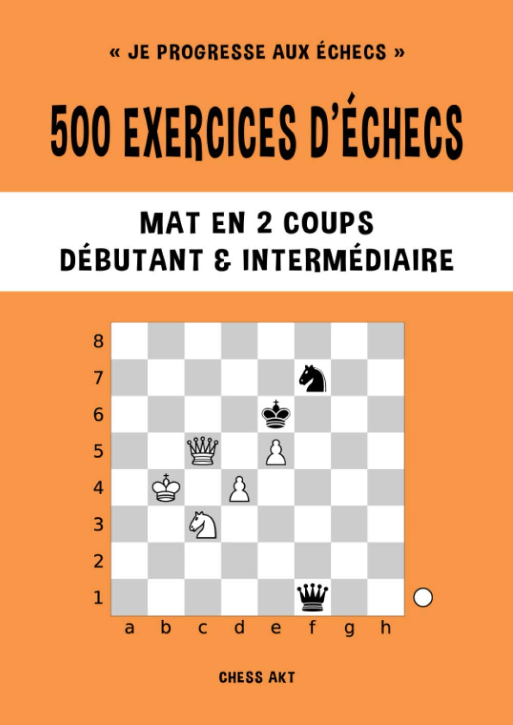 500 exercices d’échecs, Mat en 2 coups, Niveau Débutant & Intermédiaire: Résolvez des problèmes d'échecs et améliorez vos compétences tactiques aux échecs (Je progresse aux échecs, Band 2) Leisure & Fun