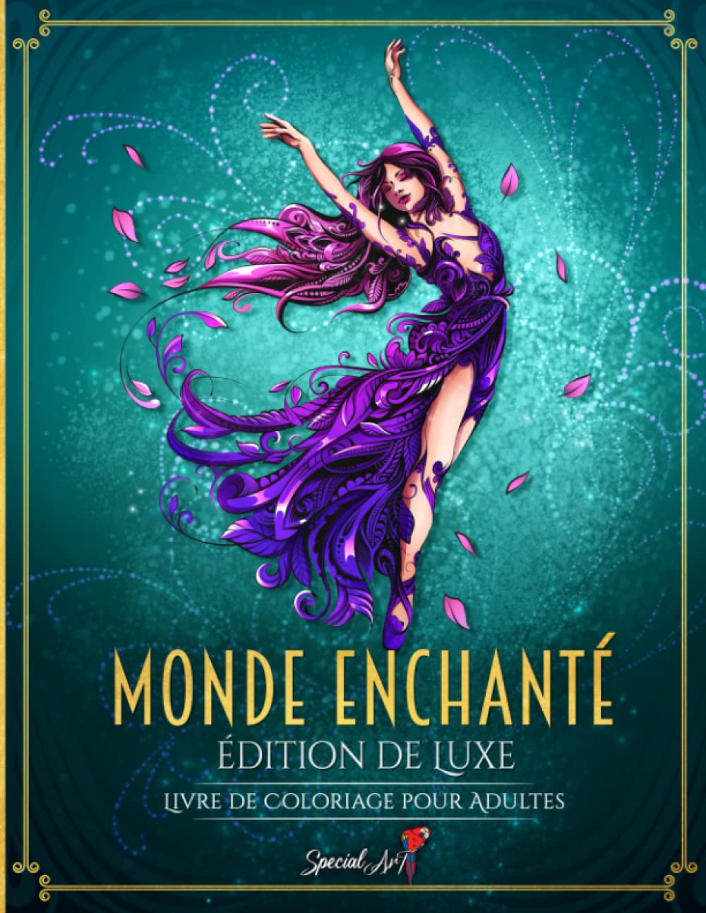 Monde Enchanté: Un Livre de Coloriage pour Adultes avec plus de 70 magnifiques et uniques pages de coloriage d'un royaume magique Hobbies & Crafts
