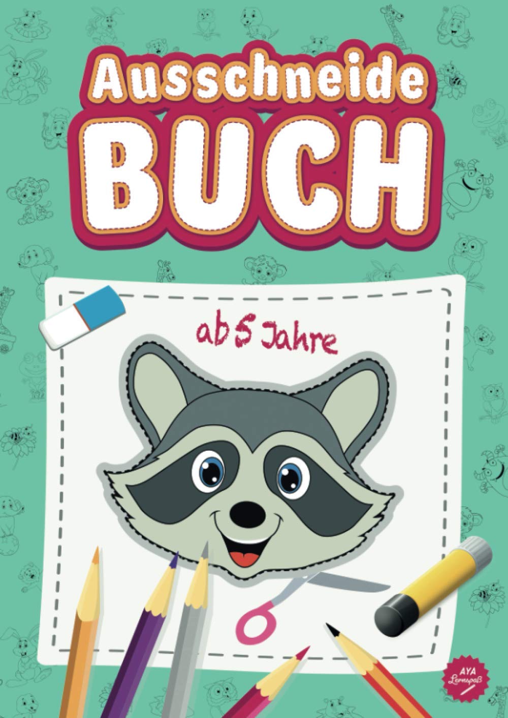 Ausschneidebuch ab 5 Jahre: Alphabet der Tiere zum Ausschneiden lernen, Malen & Kleben Tiptoi & Games