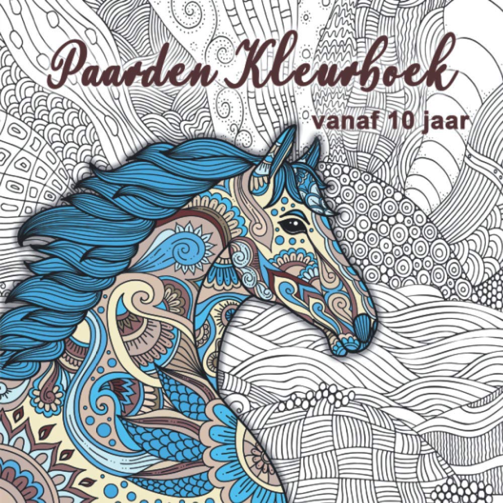 Paarden Kleurboek: Voor Meisjes vanaf 10 jaar - Een perfect cadeau voor meisjes en volwassenen om hun creativiteit de vrije loop te laten. Deel 2 book