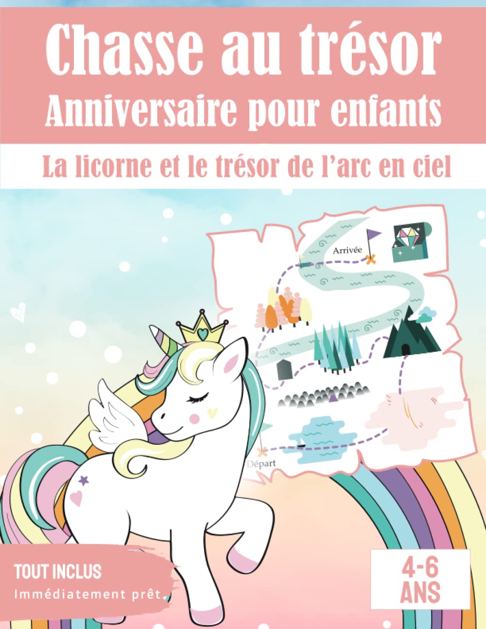 Chasse au Trésor Enfant Anniversaire: La Licorne et le Trésor de l'arc en Ciel (Jeux d'anniversaire pour enfants) Tiptoi & Games