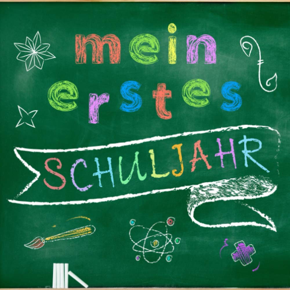 MEIN ERSTES SCHULJAHR: Erinnerungsbuch mit Farbe zum Schulanfang ★ Geschenk zur Einschulung ★ Tiptoi & Games