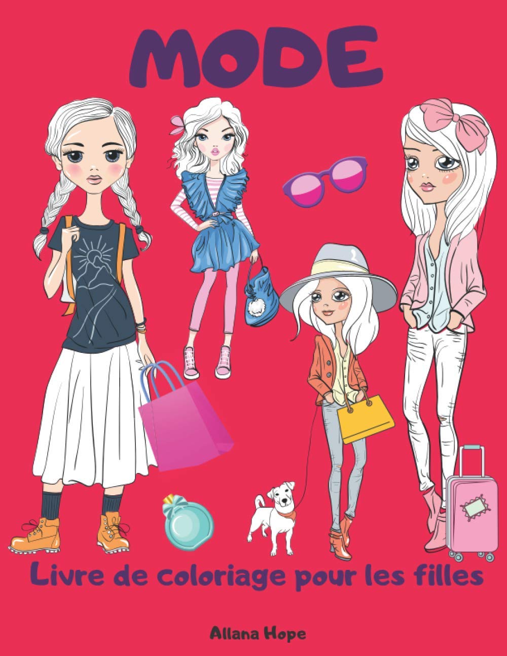 MODE Livre de coloriage pour les filles: Livre de coloriage mode fille/ pour les filles de 8 à 12 ans book