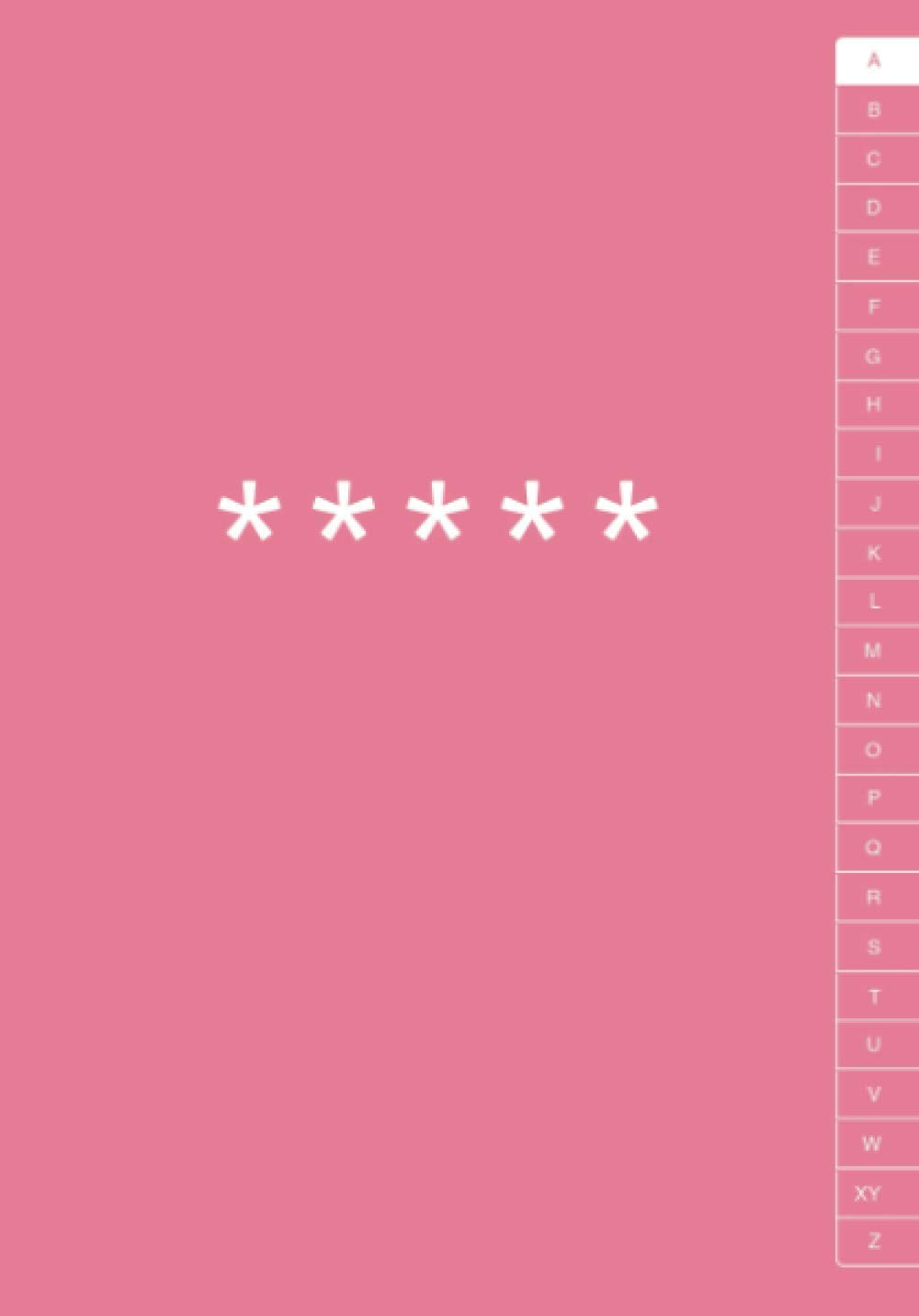 Passwort Buch Rosa: DIN A5 | Mit Register A-Z | Für bis zu 300 Passwörter Books