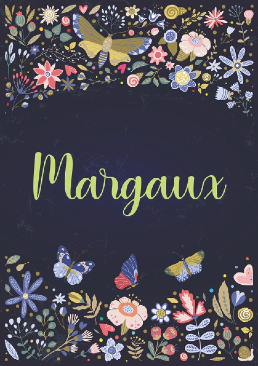 Margaux: Carnet de notes A5 | Prénom personnalisé Margaux | Cadeau d'anniversaire pour fille, femme, maman, copine, sœur ... | Design: jardin | 120 pages lignée, Petit Format A5 (14.8 x 21 cm) Parents & Children