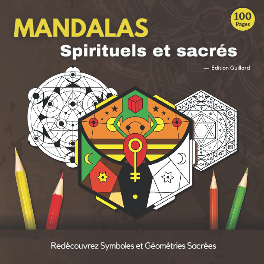 Mandalas Sacrés: 100 pages livre de coloriage pour adultes. Mandalas anti stress et zen. Géométrie sacrée et spirituelle. Dessins relaxation et ornements sacrés. Bouddhistes, égyptiens, religieux... book