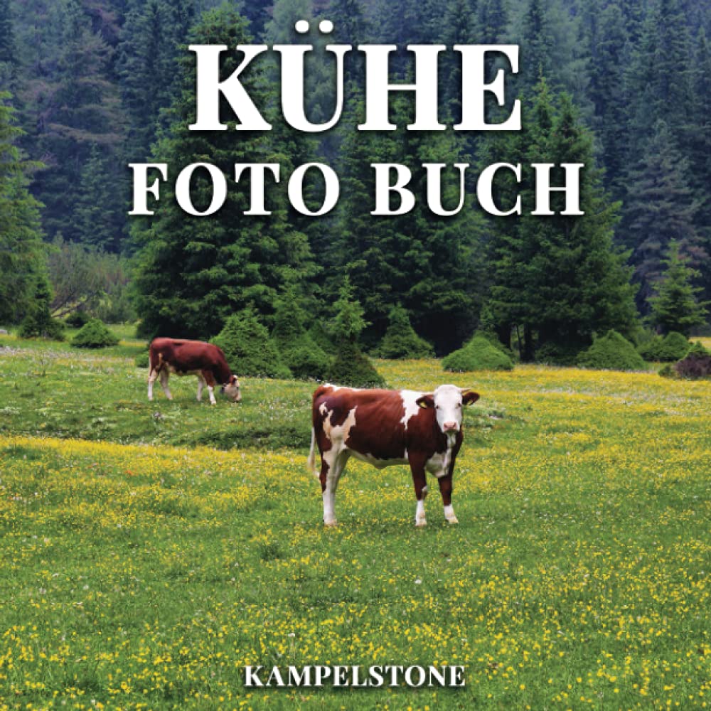 Kühe Foto Buch: 100 schöne Bilder von Rindern und Kälbern - Perfektes Geschenk Mathematics