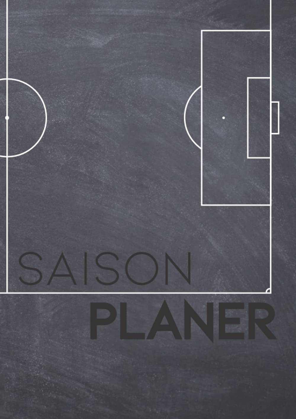 Saisonplaner für Fussballtrainer: mittel (18x25,5cm) - grau Leisure & Fun