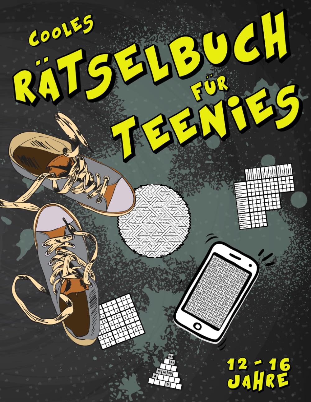 Cooles Rätselbuch für Teenies - Knobeln & Rätseln ab 12 Jahren: Thematisch auf Teenager abgestimmt - Diverse Rätselarten - Unterschiedliche Schwierigkeitslevel Books