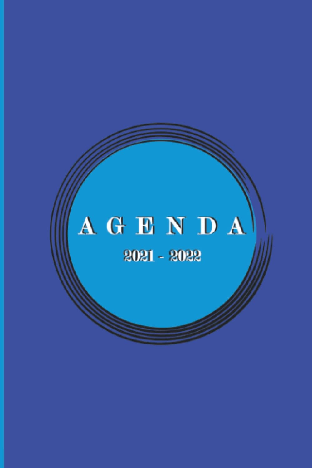 Agenda 2021-2022: Agenda scolaire 2021 2022 bleu | simple à utiliser | planificateur scolaire journalier | une page par jour | De Septembre 2021 à Août 2022 book
