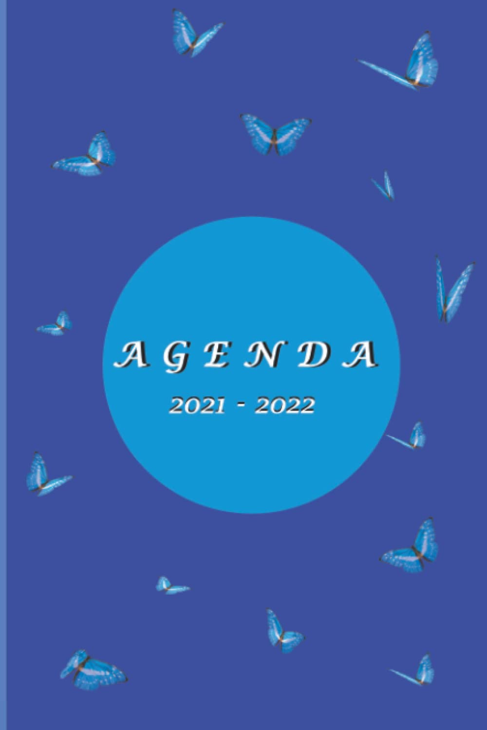 Agenda 2021-2022: Agenda scolaire 2021 2022 bleu | simple à utiliser | planificateur scolaire journalier | une page par jour | De Septembre 2021 à Août 2022 book