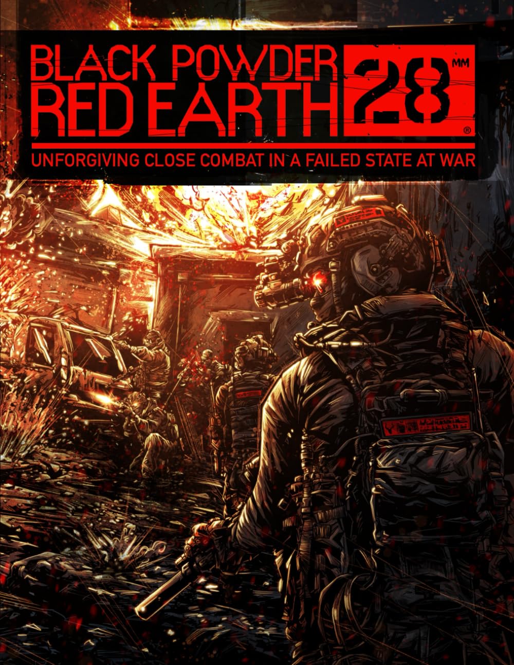 Black Powder Red Earth® 28mm Core Rule Book: Unforgiving Close Combat in a Failed State at War Manga