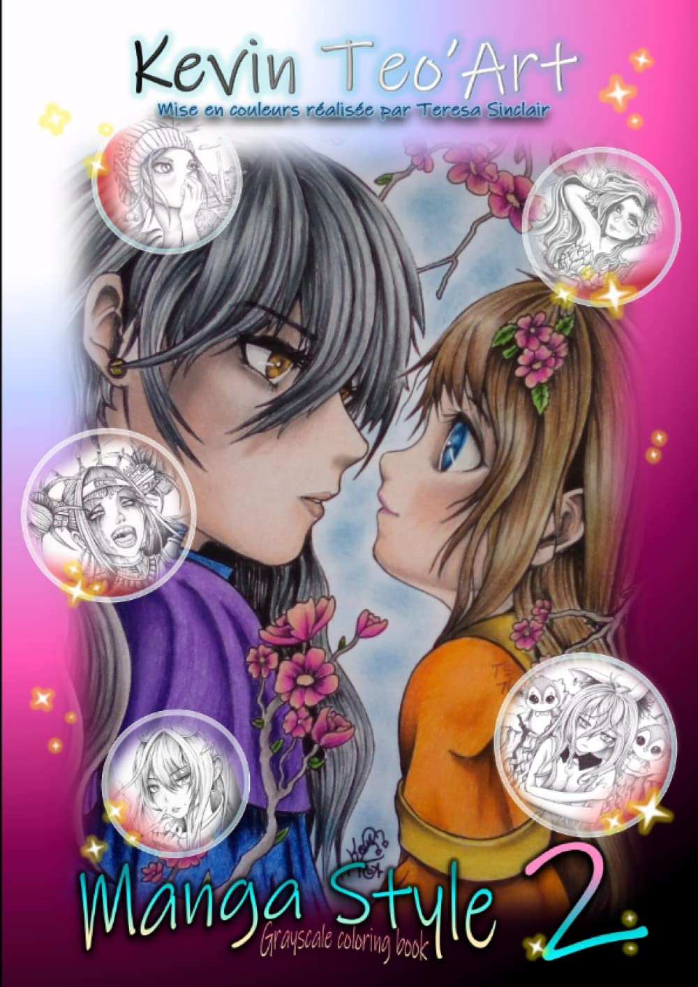 Manga Style 2: Grayscale coloring book Hobbies & Crafts