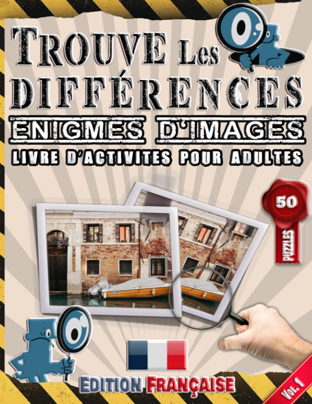 Trouve Les Différences : Énigmes D'images - Livre D’activites Pour Adultes - Repérer Et Trouver Les Différences - Edition Française - Vol.1: Repére ... Photos Presque Similaires Et 250 Différences Leisure & Fun