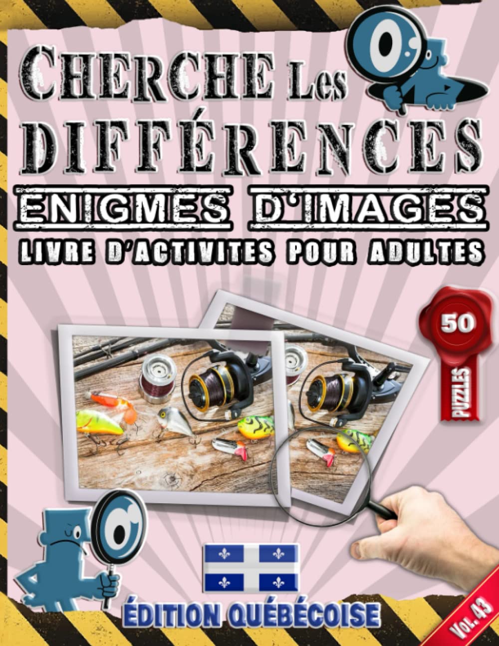 Cherche Les Différences: Énigmes D'images - Livre D’activites Pour Adultes - Repérer Et Trouver Les Différences - Edition Québécoise - Vol.43: Repère ... Photos Presque Identiques Et 250 Différences book