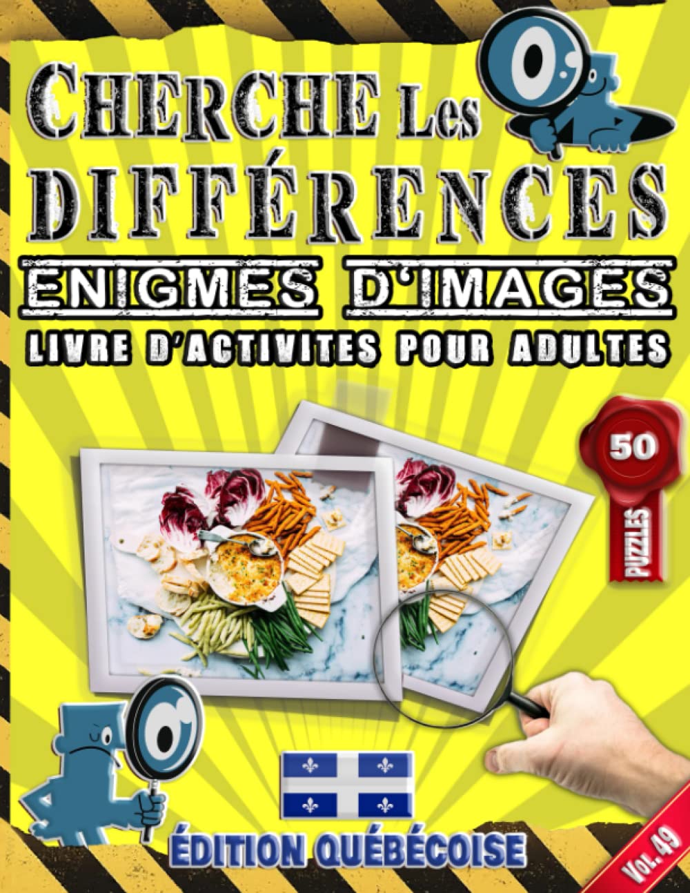Cherche Les Différences: Énigmes D'images - Livre D’activites Pour Adultes - Repérer Et Trouver Les Différences - Edition Québécoise - Vol.49: Repère ... Photos Presque Identiques Et 250 Différences book