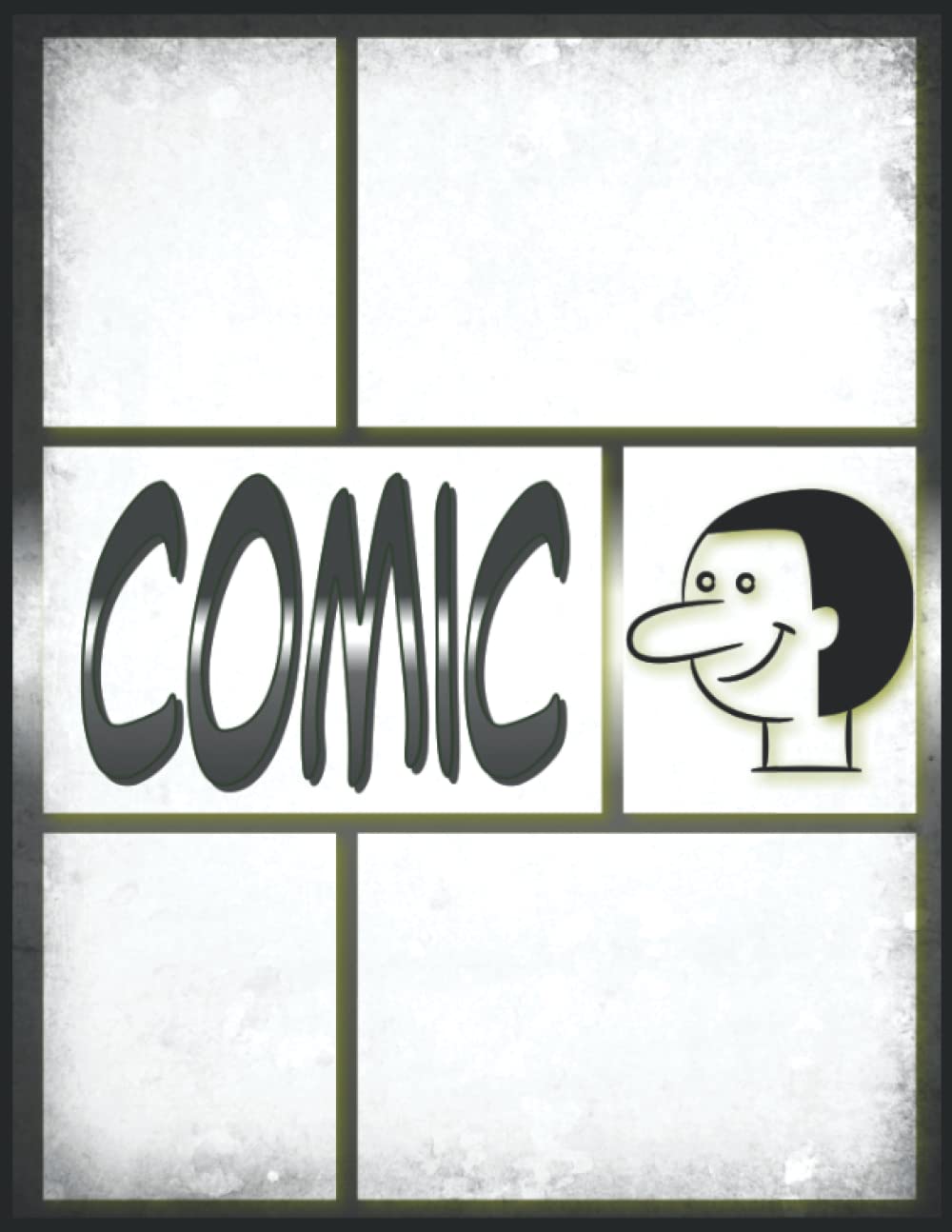 APPRENDRE À DESSINER LES MANGAS ET COMICS (CAHIER VIERGE): 100 planches pour présenter votre propre projet de bande dessinée dans un formatage professionnel, panneaux de papier blanc sans bulles book