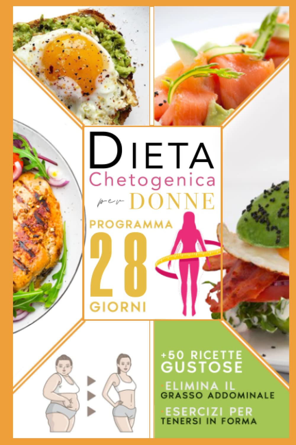 Dieta Chetogenica Per Donne: Elimina Il Grasso Addominale Con Un Programma Accelerato Di 28 Giorni Compreso Di Menù, Esercizi Per Tenersi In Forma E +50 Ricette Gustose Per Riattivare Il Metabolismo Health, Nutrition & Fitness