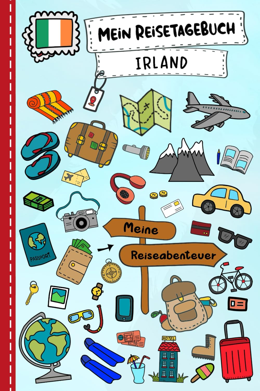 Reisetagebuch für Kinder Irland: Irland Urlaubstagebuch zum Ausfüllen,Eintragen,Malen,Einkleben für Ferien & Urlaub A5, Aktivitätsbuch & Tagebuch ... Kinder Buch für Reise & unterwegs Non-fiction