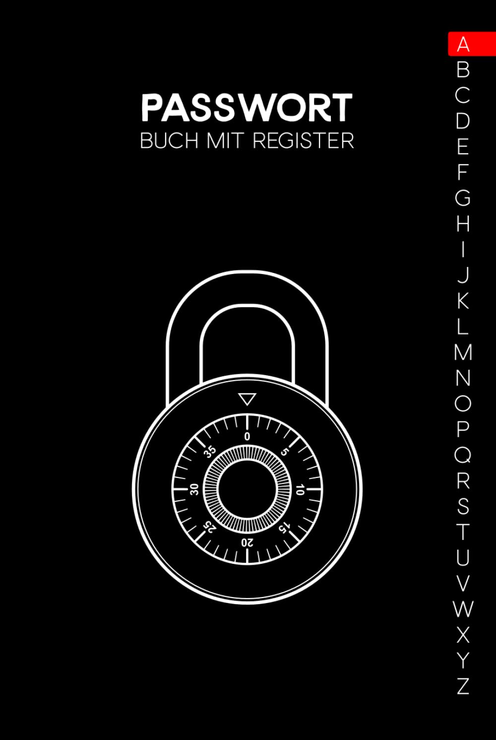 Passwort Buch mit Register: Alle Login Daten an einem sicheren Ort mit dem Password-Manager Computer Science