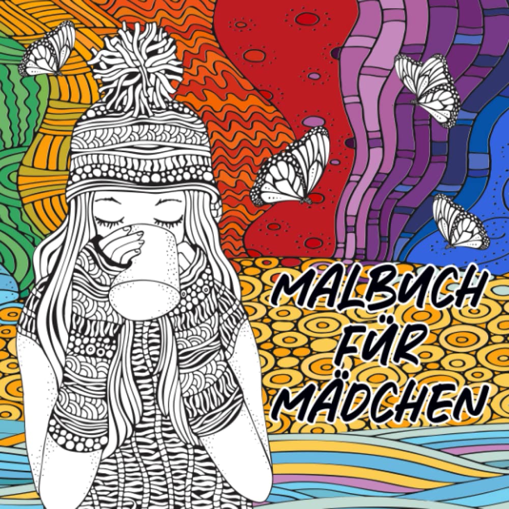 Malbuch für Mädchen: Ein perfektes Geschenk für Mädchen und Teenager ab 10 Jahren. Beschäftigungsbuch mit 50 wunderschönen Motiven zur Förderung der ... Entfaltung, Entspannung und Konzentration. Arts & Music