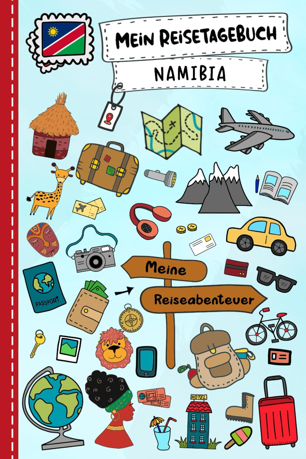 Reisetagebuch für Kinder Namibia: Namibia Urlaubstagebuch zum Ausfüllen,Eintragen,Malen,Einkleben für Ferien & Urlaub A5, Aktivitätsbuch & Tagebuch ... für Reise & unterwegs, Etosha Nationalpark Non-fiction
