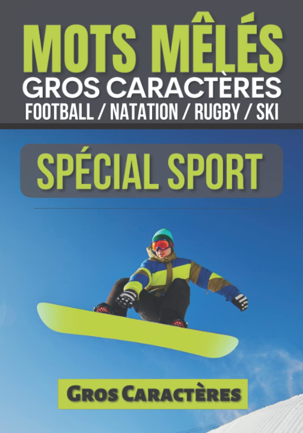 Mots mêlés Gros caractères Spécial sport: 300 mots à retrouver pour les adultes et ados fan de sport | 30 grilles de mots cachés gros caractères sur ... pour Noel , les vacances ou un Anniversaire book